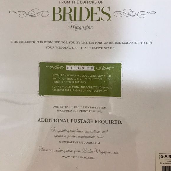 👰‍♀️BRIDES Embellished Invitation Kit - Picture 6 of 7